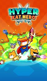 Hyper Kat Hero: Survival Zone Captura de pantalla 1