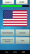 Flags Quiz - Geography Game Captura de tela 2