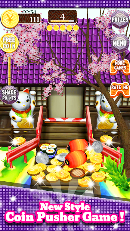 Coin Japan Pusher Fever Mania Screenshot 1
