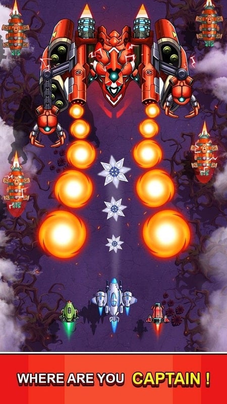 Space X: Sky Strike Force Ảnh chụp màn hình 1