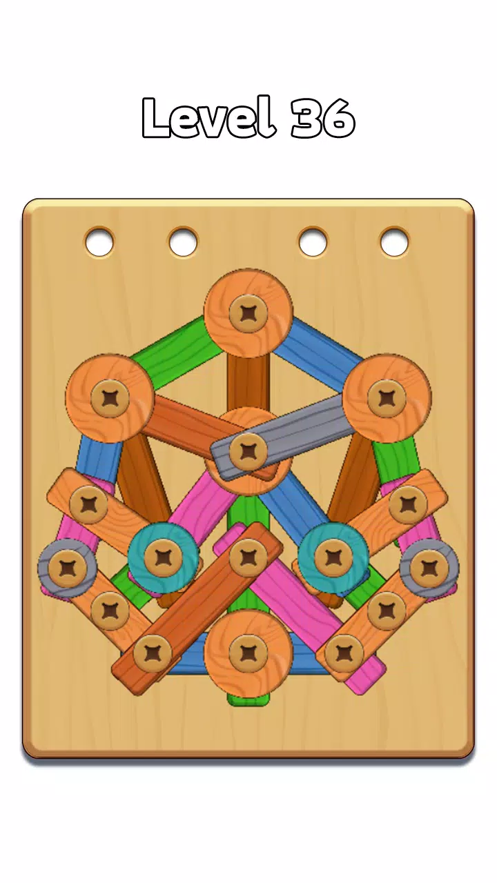 Wood Nuts & Bolt: Screw Puzzle Скриншот 2