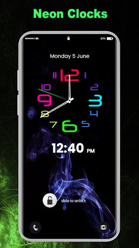 Clock Always on Display Captura de pantalla 3