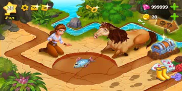 Island Hoppers: Jungle Farm Ảnh chụp màn hình 1