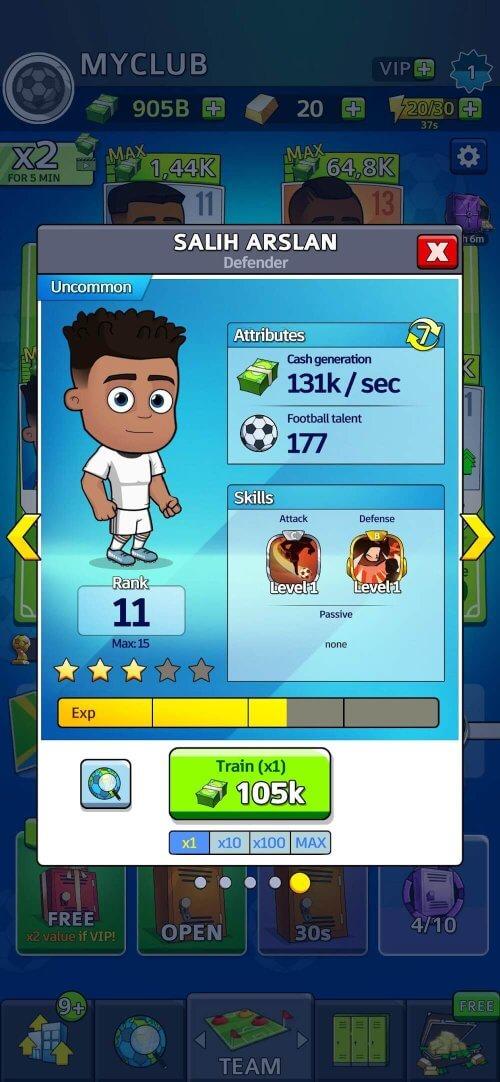 Idle Soccer Story Screenshot 2