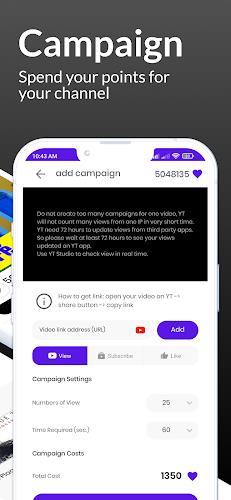 ytSocial - subs, views & tools Screenshot 3
