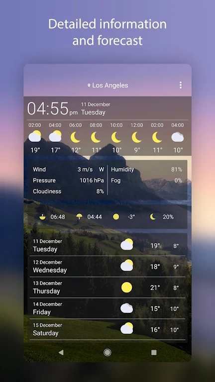 Weather Live Wallpapers Screenshot 2