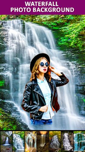 Waterfall Photo Editor frame Скриншот 3