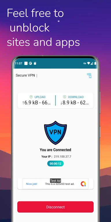 Secure VPN Proxy Tangkapan skrin 4