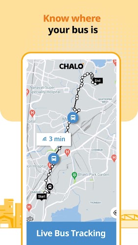 Chalo - Live Bus Tracking App स्क्रीनशॉट 2