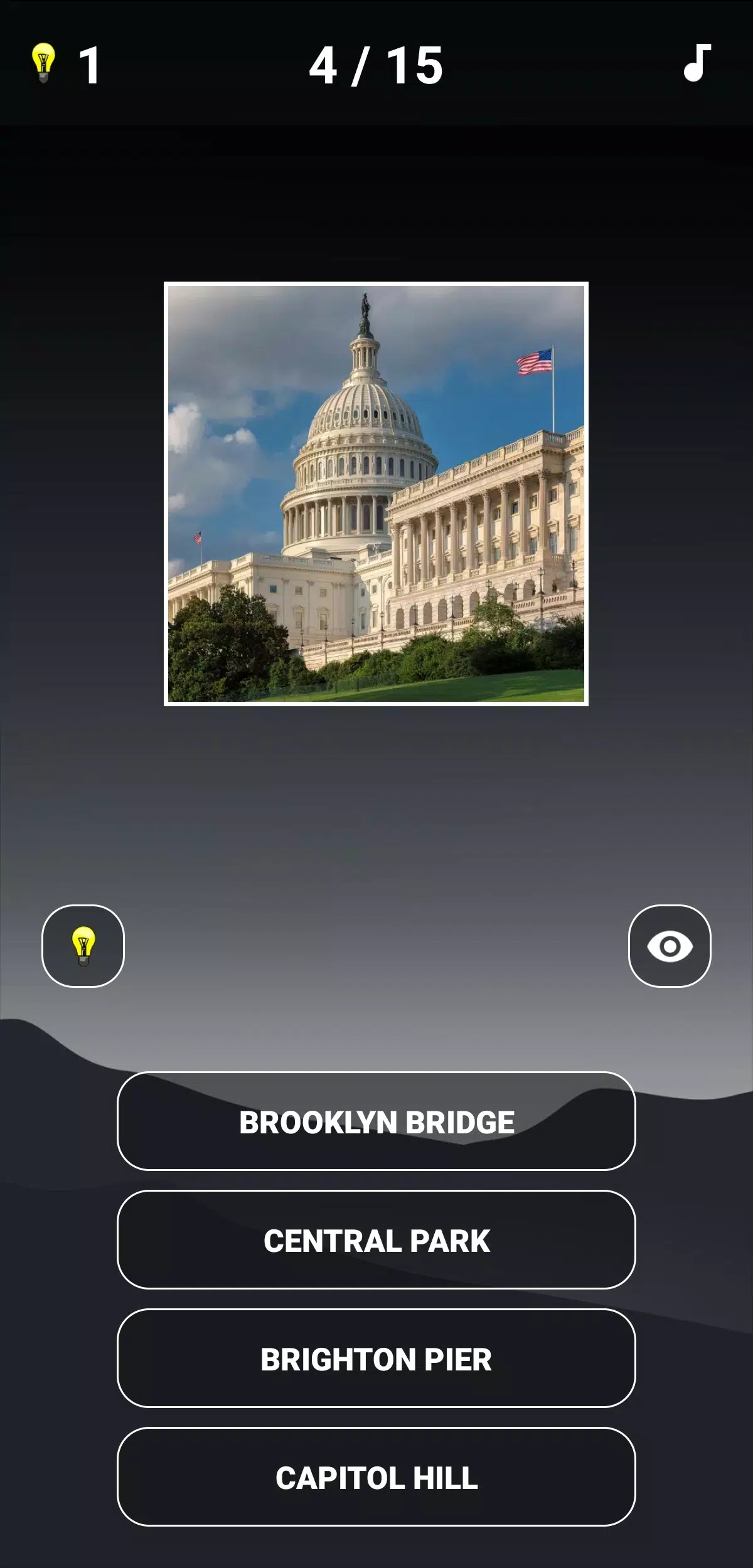 Landmarks Quiz Captura de pantalla 4