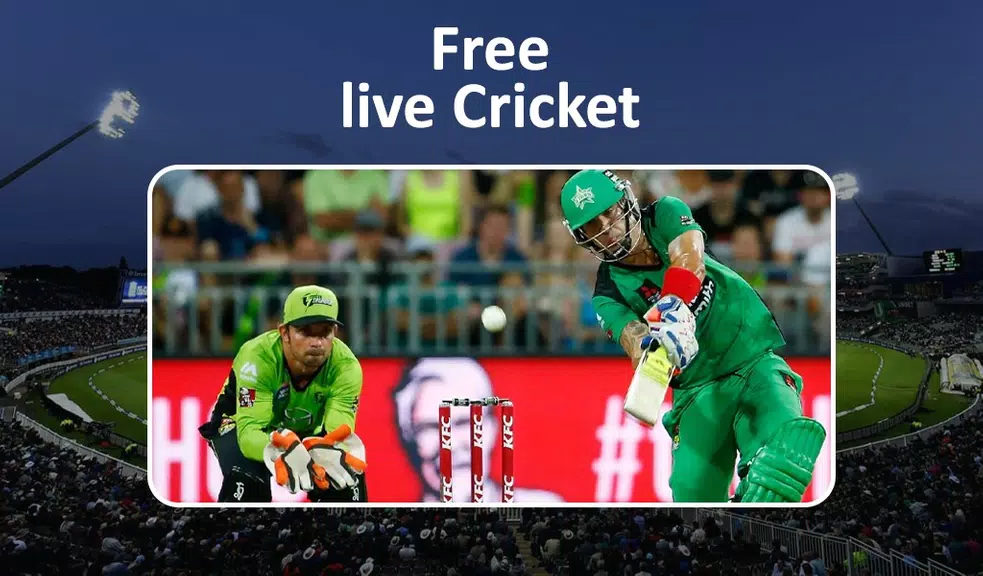 Live Cricket TV HD - Live Cricket Matches スクリーンショット 3