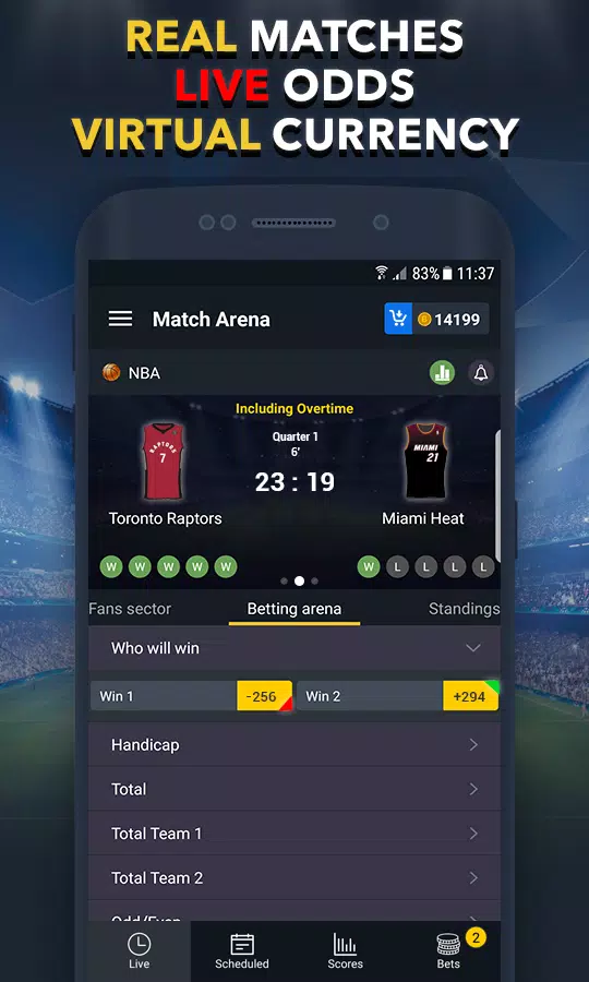 Sports Betting Game - BET UP Ekran Görüntüsü 1