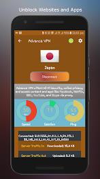 Advance VPN: Fast VPN App ဖန်သားပြင်ဓာတ်ပုံ 2