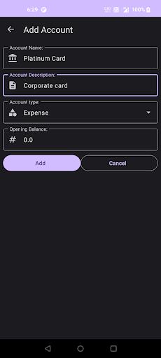 Expense Tracker Captura de pantalla 4
