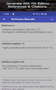Citation Generator Lite Screenshot 1
