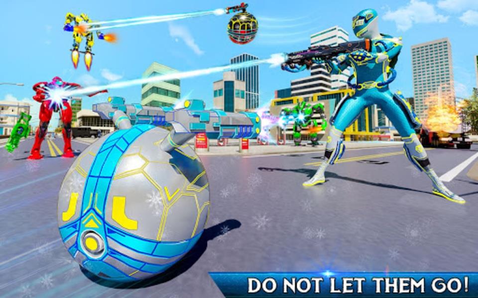 Snow Ball Robot Bike Games應用截圖第2張
