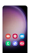 Galaxy S24 Theme/Icon Pack Capture d'écran 1