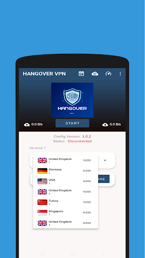 HANGOVER VPN Captura de pantalla 1