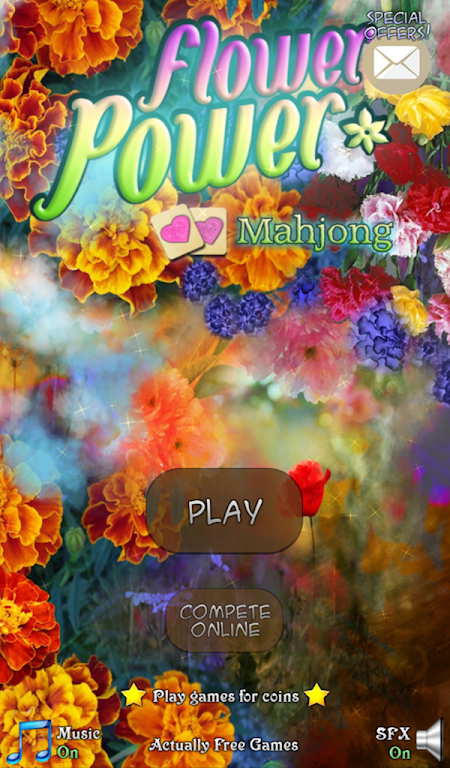 Hidden Mahjong: Flower Power 스크린샷 1