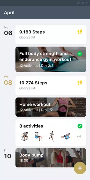 MyPersonalTrainer - FitnessApp Screenshot 2