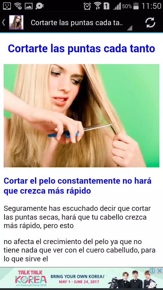 7 tips para cabello perfecto Captura de pantalla 2