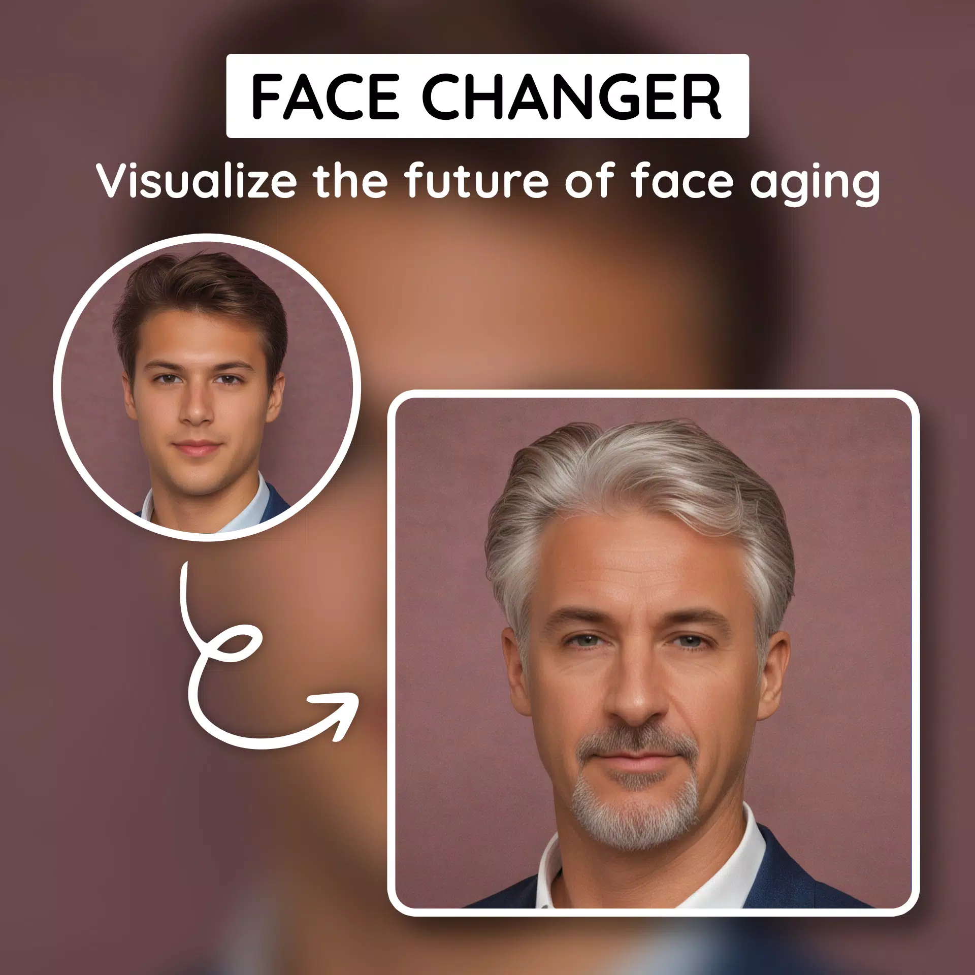 Future Self Face Aging Changer Скриншот 1