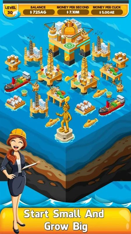 Oil Tycoon 2: Idle Miner Game應用截圖第1張