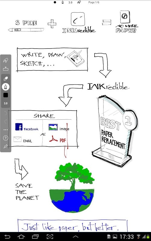 INKredible-Handwriting Note應用截圖第2張