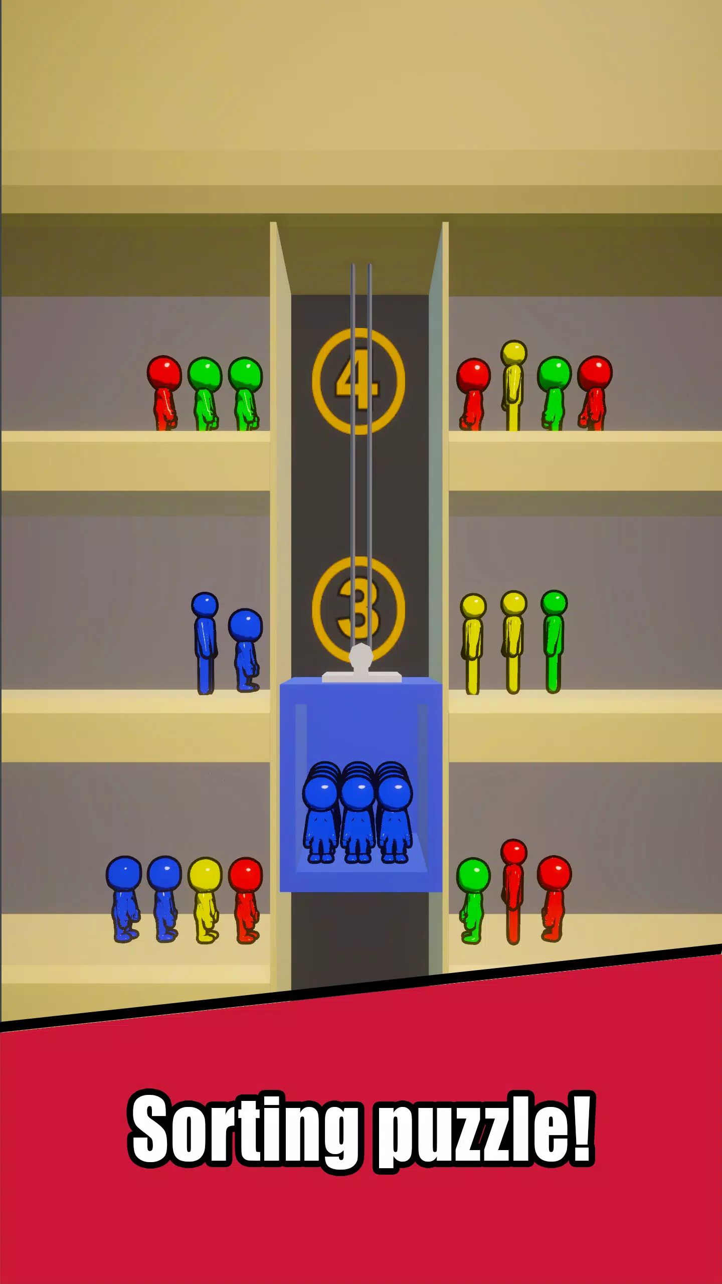 Lift Traffic: elevator game Screenshot 1