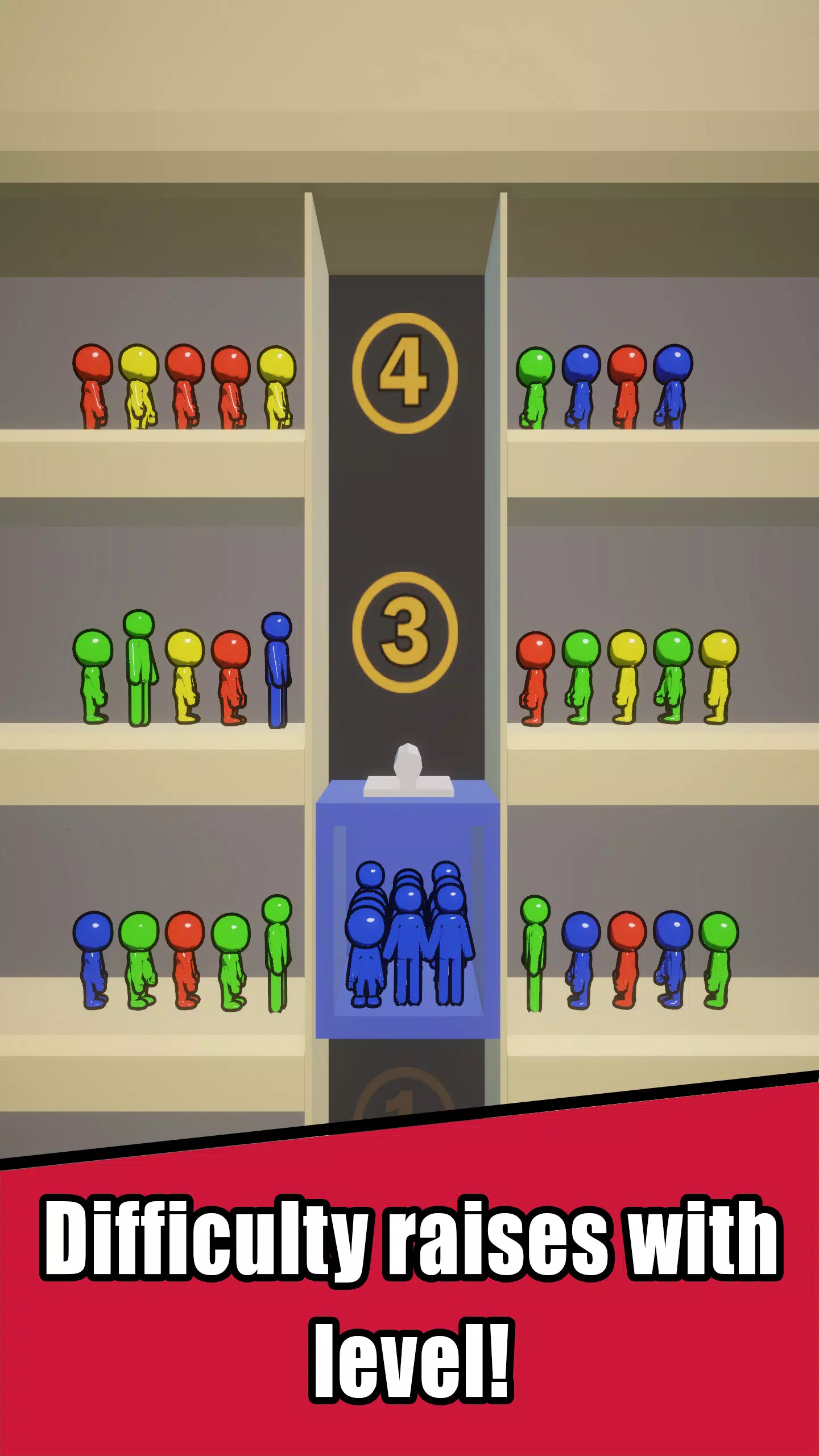 Lift Traffic: elevator game Tangkapan skrin 3