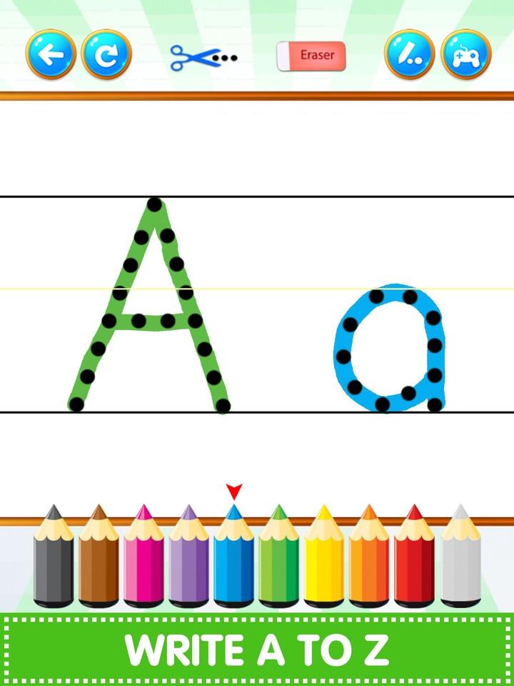 ABC123 English Alphabet Write Captura de pantalla 3