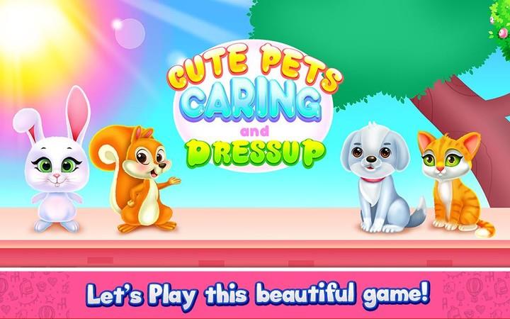 Cute Pets Caring and Dressup Screenshot 1