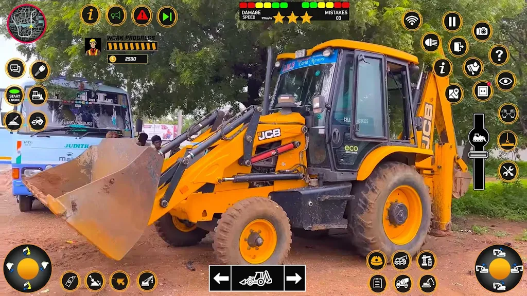 Snow Excavator Game: JCB Games Screenshot 4