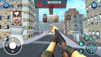 Toilet FPS Shooting: Skibd War Captura de pantalla 4