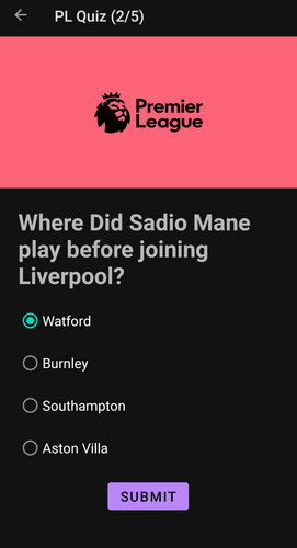 Premier League Quiz Screenshot 3