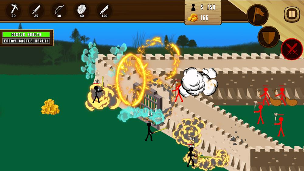 Stickman Age: Stick War Battle Captura de tela 4