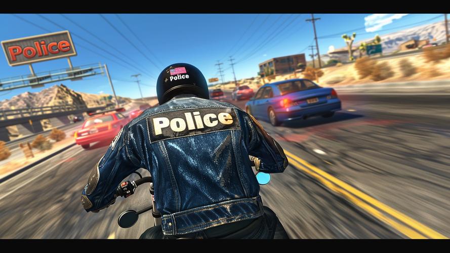 Police Bike Pursuit Highway Screenshot 4