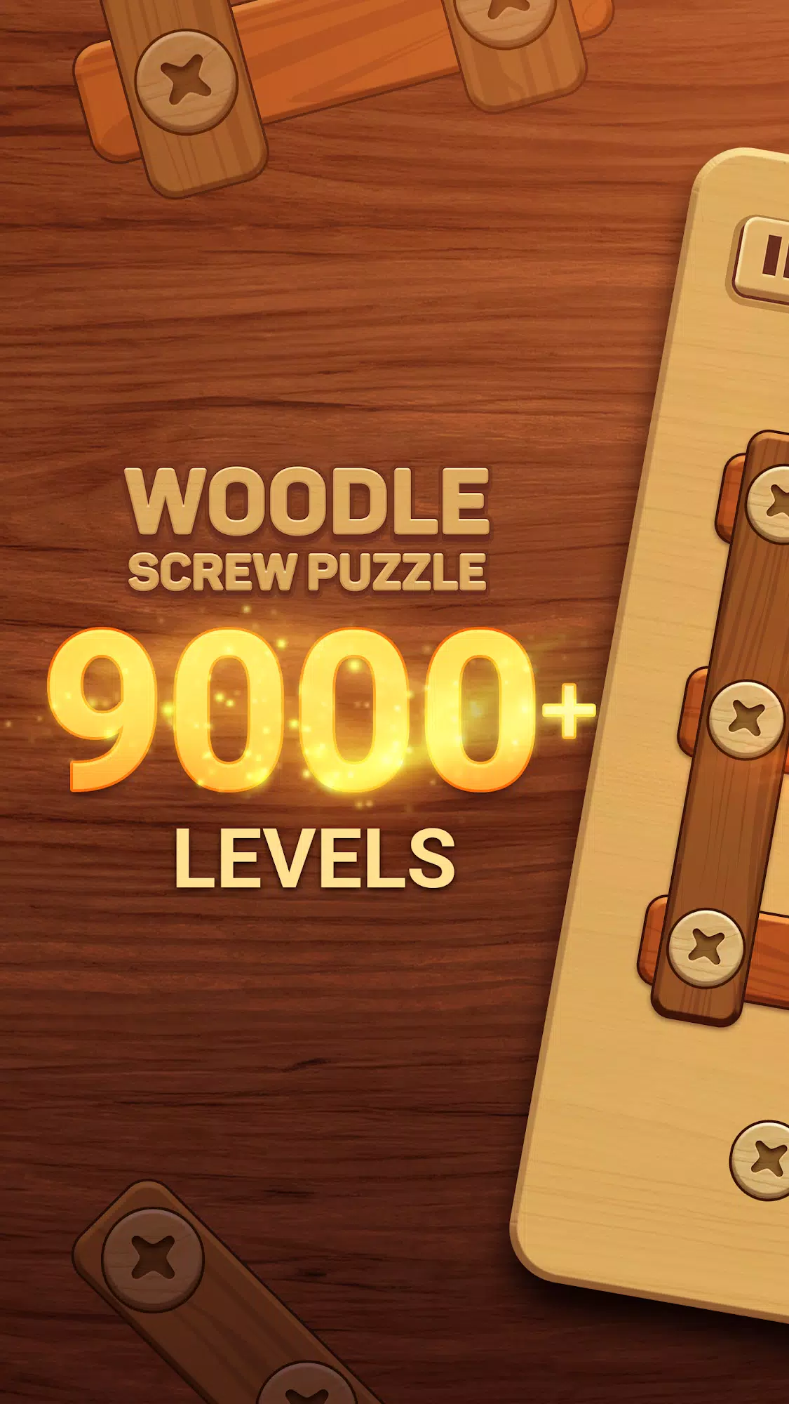 Woodle - Wood Screw Puzzle应用截图第1张