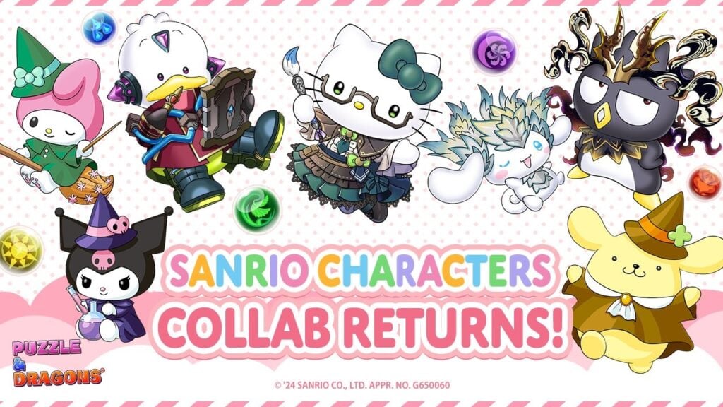 Personnages de Sanrio Join by joaoapps Puzzles & Dragons