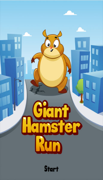 Giant Hamster Run スクリーンショット 1