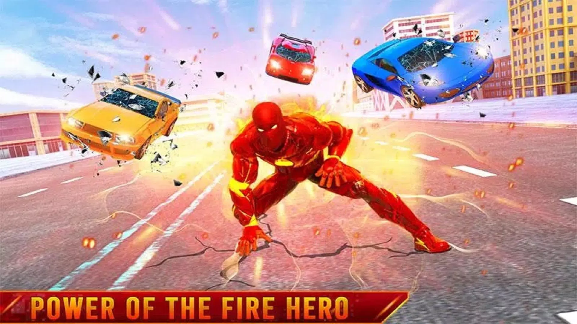 Fire Hero Robot Transform Game Скриншот 3