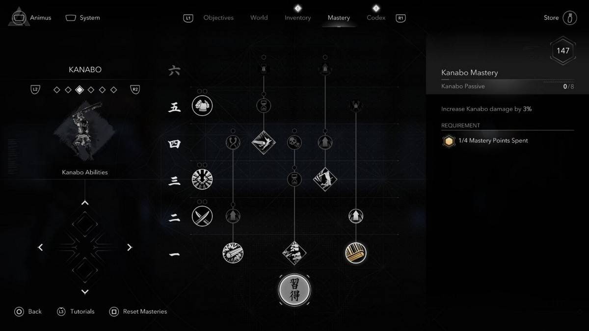 Yasuke Kỹ năng tốt nhất Assassin's Creed Shadows - Kanabo