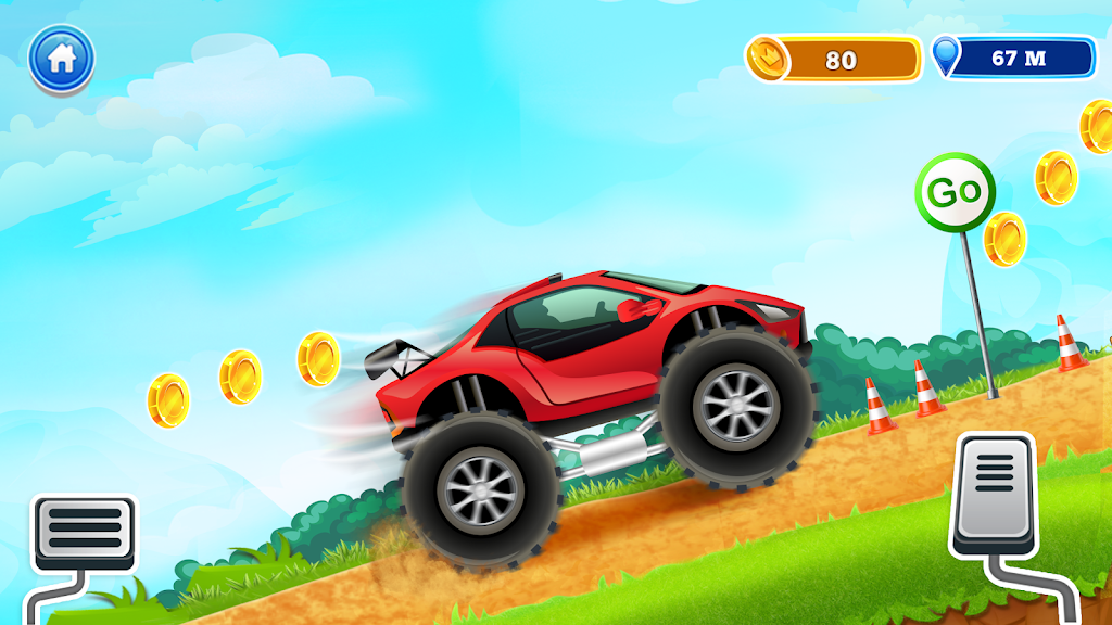 Uphill Races Car Game For Boys Скриншот 2