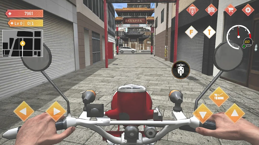 Japan Postman Moto Simulator 스크린샷 3