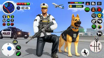 US Police Dog Games : Airport Crime Police Games Screenshot 1