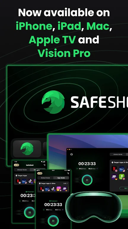 SafeShell VPN - Stream Freedom 스크린샷 4