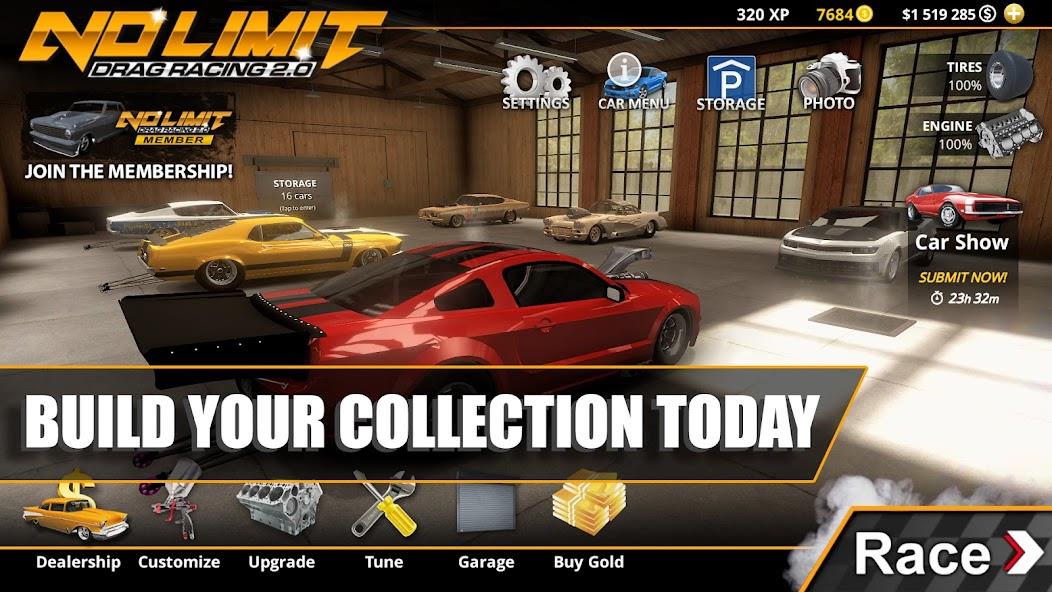 No Limit Drag Racing 2 Mod Screenshot 1