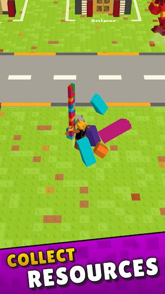 Toys War 3D: Island Battle Mod Captura de tela 4
