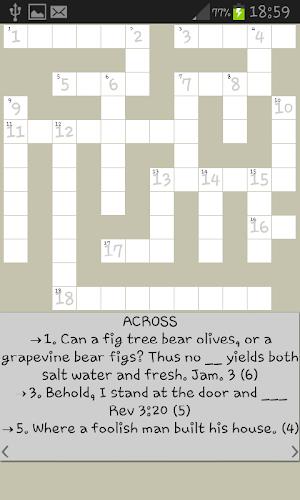 Bible Crossword 스크린샷 4