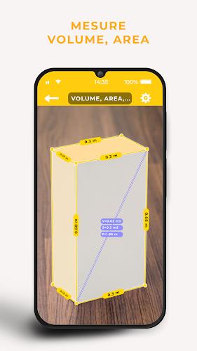 Ruler AR - Tape Measure App स्क्रीनशॉट 4